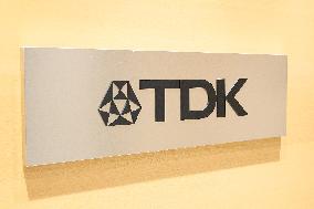 TDK signage and logo